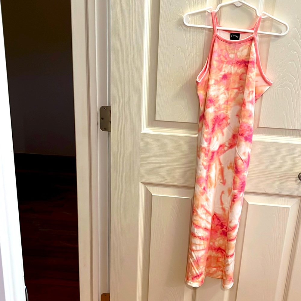 Girls T-shirt maxi dress